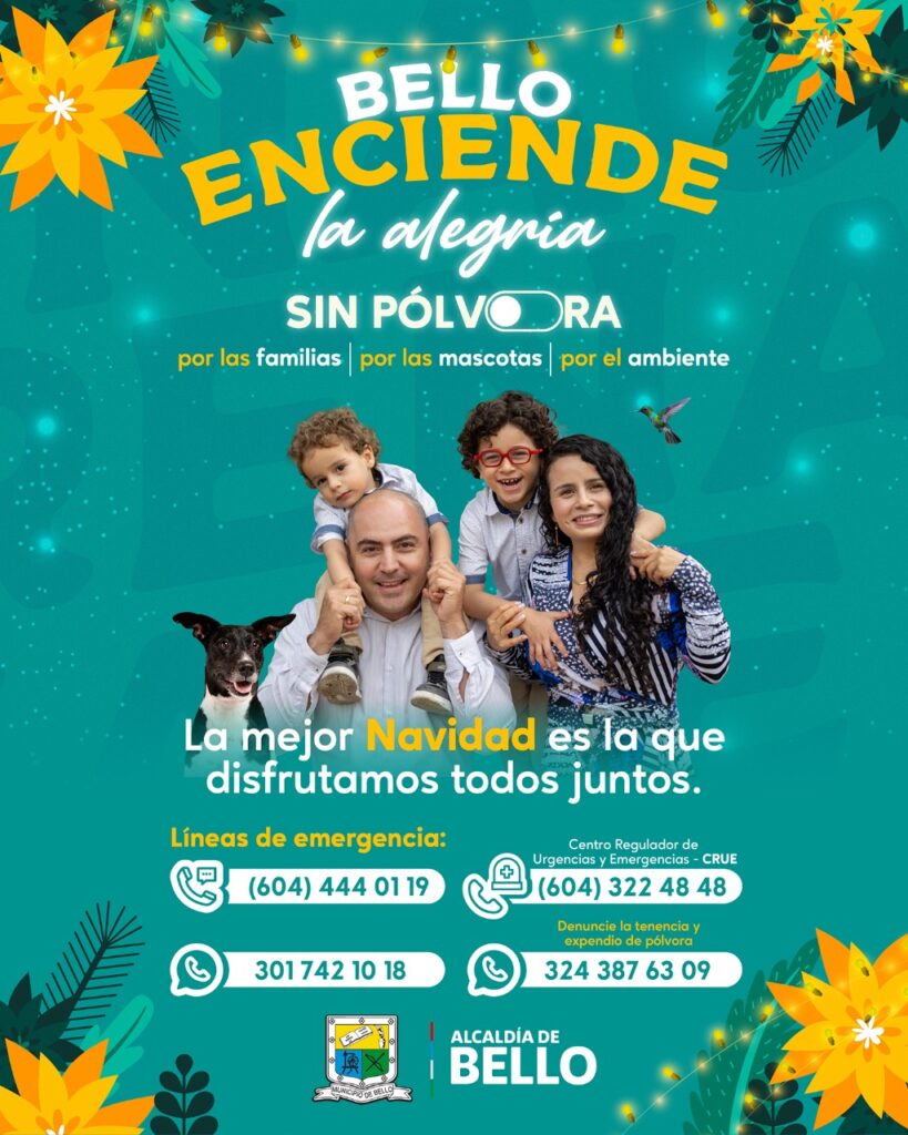 Campana antipólvora en Bello