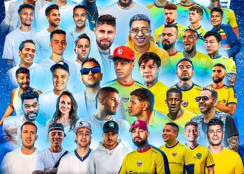 Colombia y Estados Unidos, selecciones de creadores de contenido, se enfrentan este sábado en el Tulio Ospina