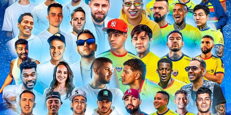 Colombia y Estados Unidos, selecciones de creadores de contenido, se enfrentan este sábado en el Tulio Ospina