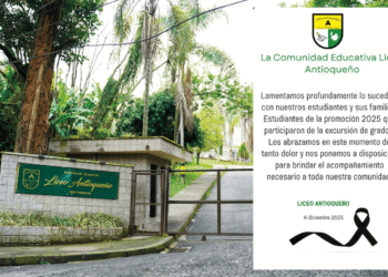 Bus con egresados del Liceo Antioqueño de Bello se accidentó en vía a Segovia