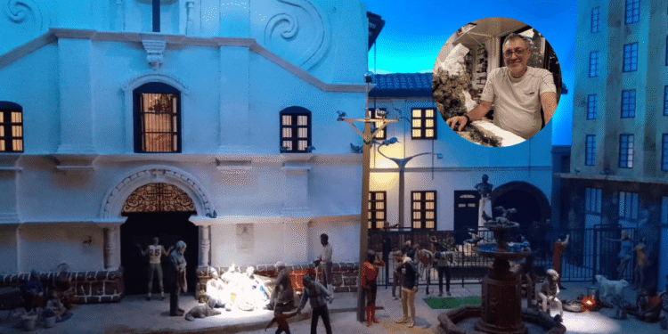 Ober Calderón, el arquitecto de pesebres