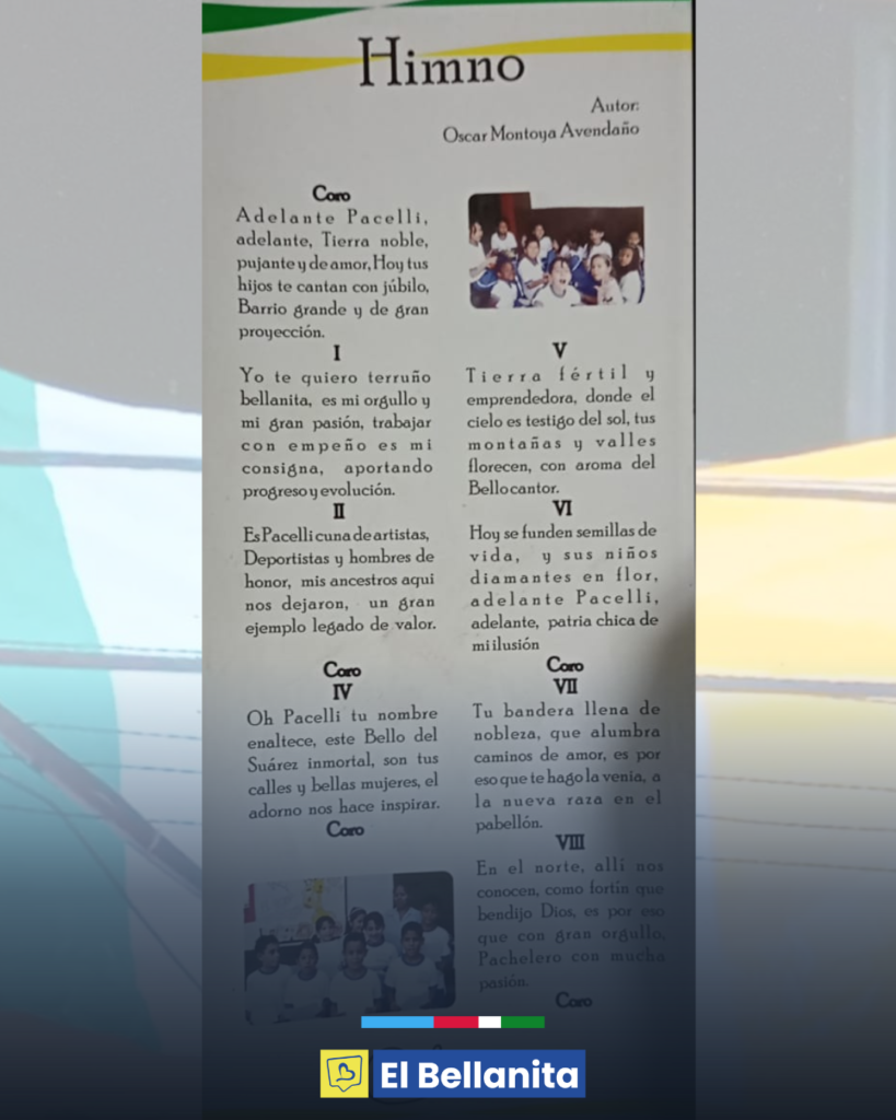 ¿Los conocía? Estos dos barrios de Bello tienen bandera e himno propios
