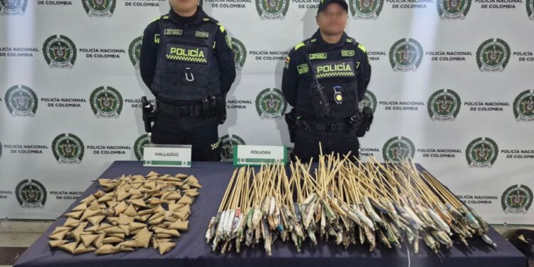 A vísperas de la Noche de Velitas, incautan 80 kilos de pólvora en Bello