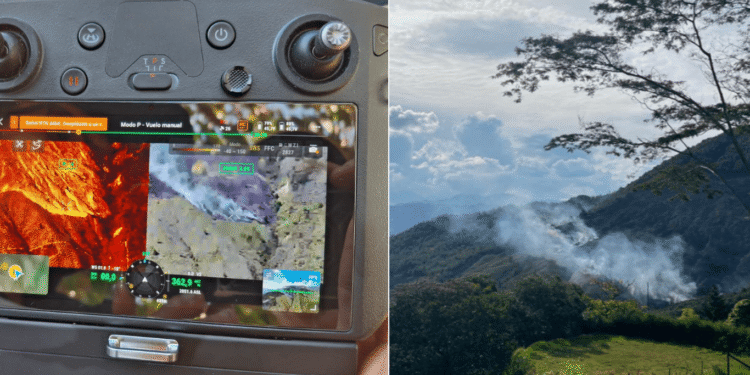 Una fogata habría causado el incendio del Cerro Quitasol, que ya completa tres días de intensa atención